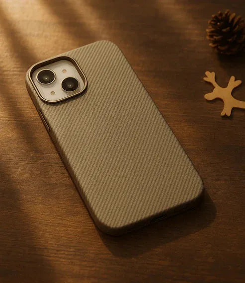 Carbon Weave &amp; Houndstooth Pattern iPhone Case